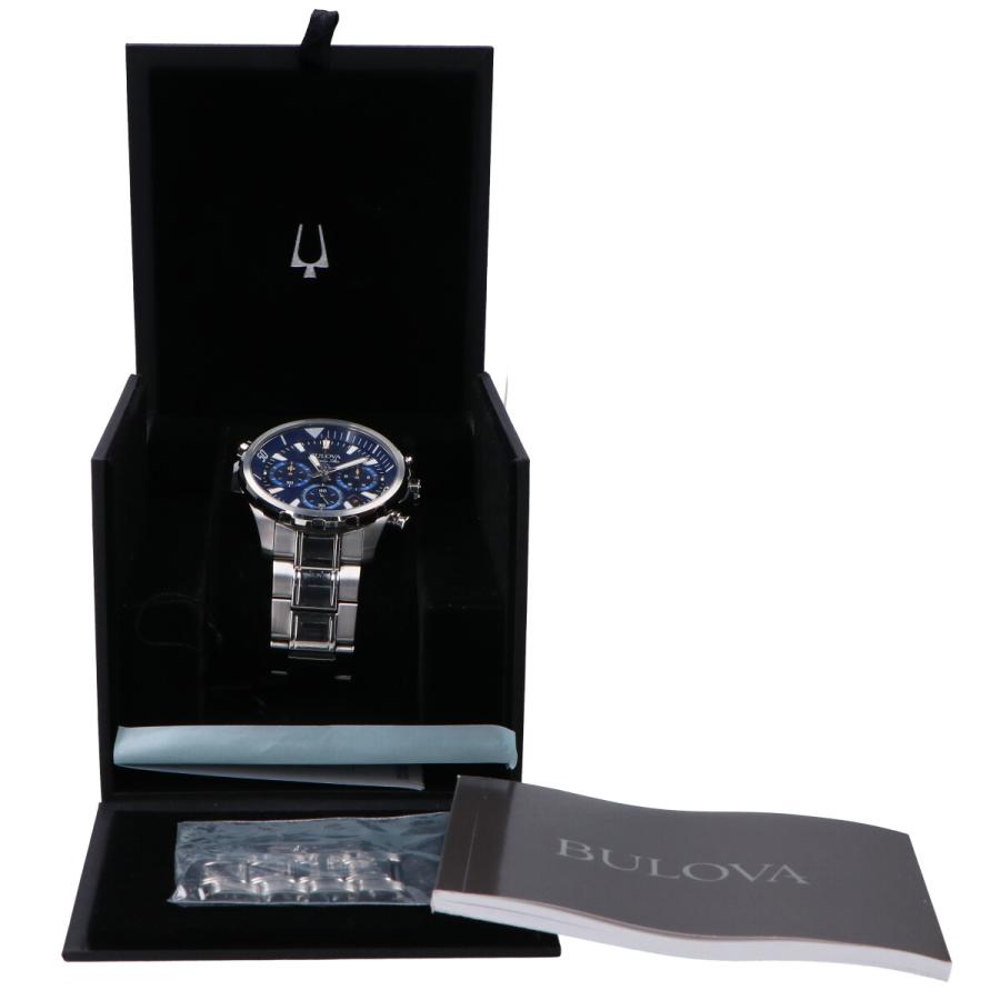 美品/ BULOVA ブローバ 96B256 Marine Star クロノグラフ クオーツ 