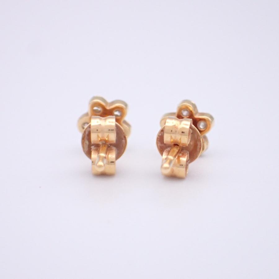 AbHeri アベリ K18 D0.06 ダイヤモンド ミルフラワー ピアス AbHeri アベリ K18 D0.06 ダイヤモンド ミルフラワー ピアス