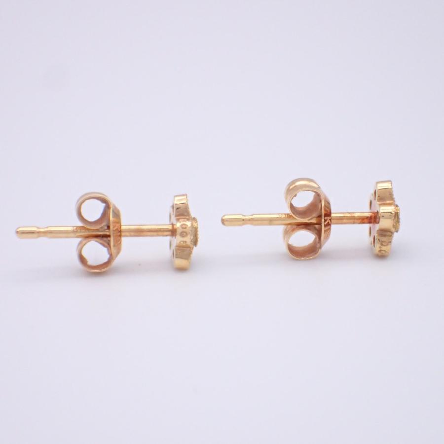 AbHeri アベリ K18 D0.06 ダイヤモンド ミルフラワー ピアス AbHeri アベリ K18 D0.06 ダイヤモンド ミルフラワー ピアス