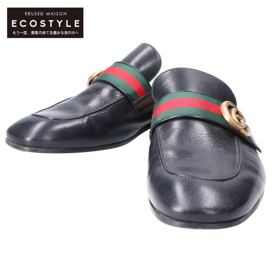 GUCCI（グッチ） 美品/ 469891 プリンスタウン ダブルG付 スリッパー