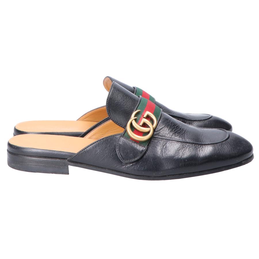 GUCCI（グッチ） 美品/ 469891 プリンスタウン ダブルG付 スリッパー