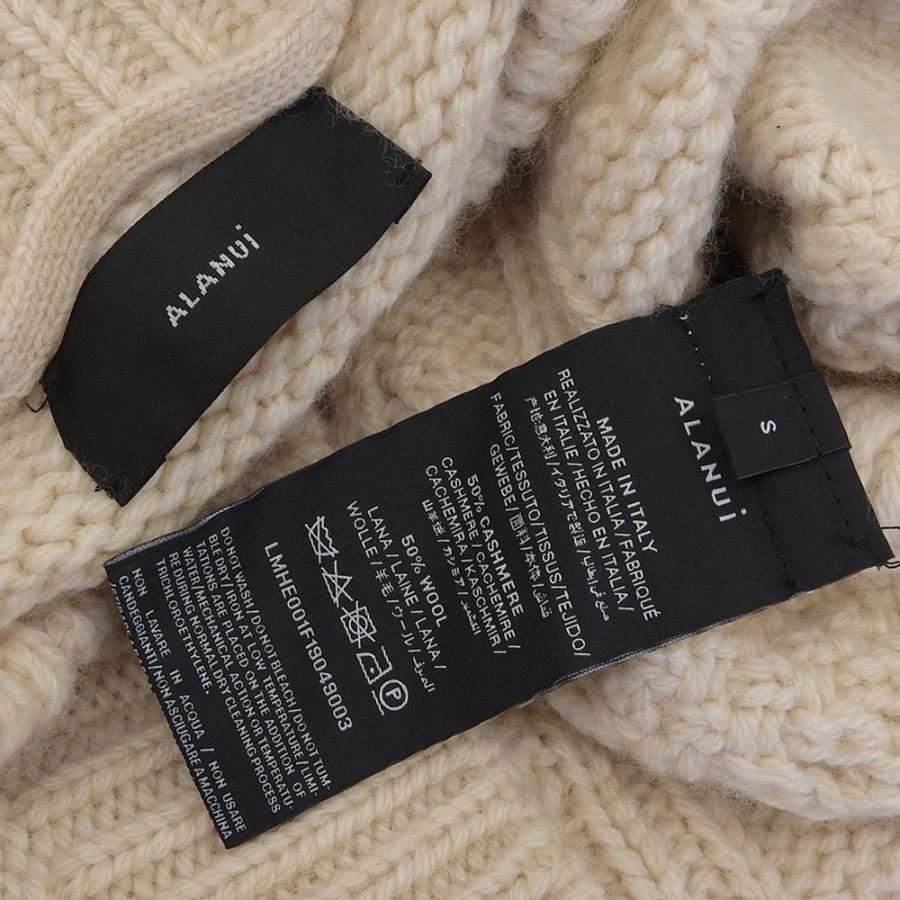 美品 ALANUI アラヌイ カシミヤ×ウール ケーブルニット トップス 