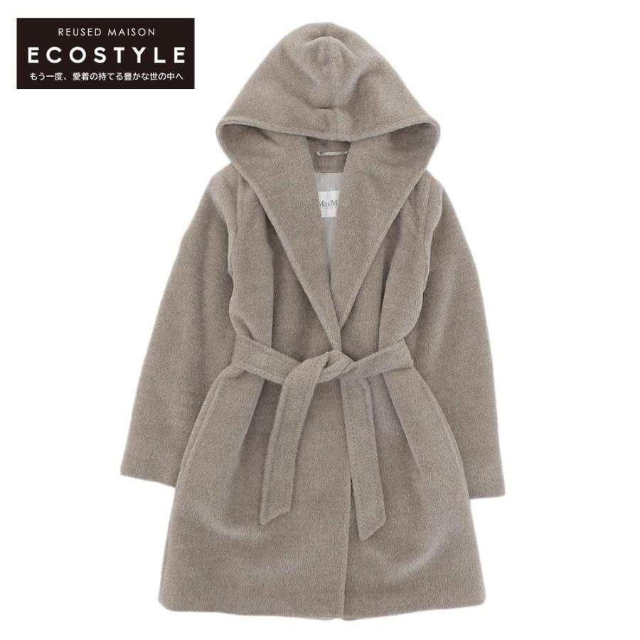 Max Mara マックスマーラ 10861243 フーディ シャギー コート 38  