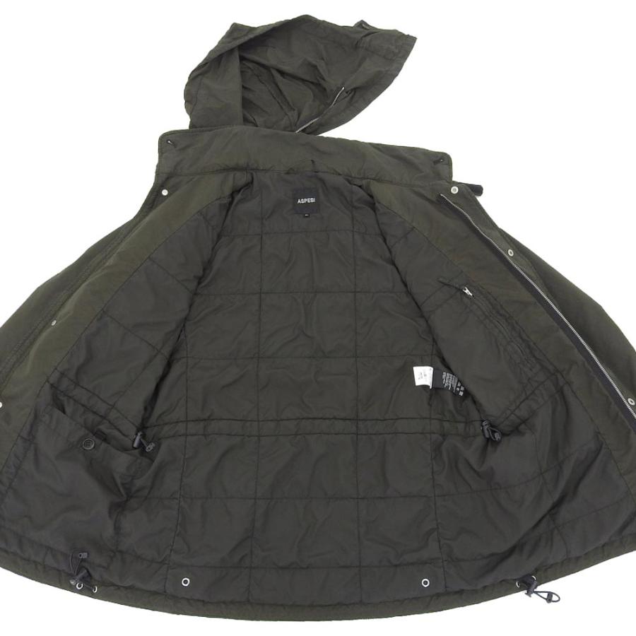 ASPESI アスペジ 中綿 M-65 ミリタリージャケット メンズ カーキ 緑 M