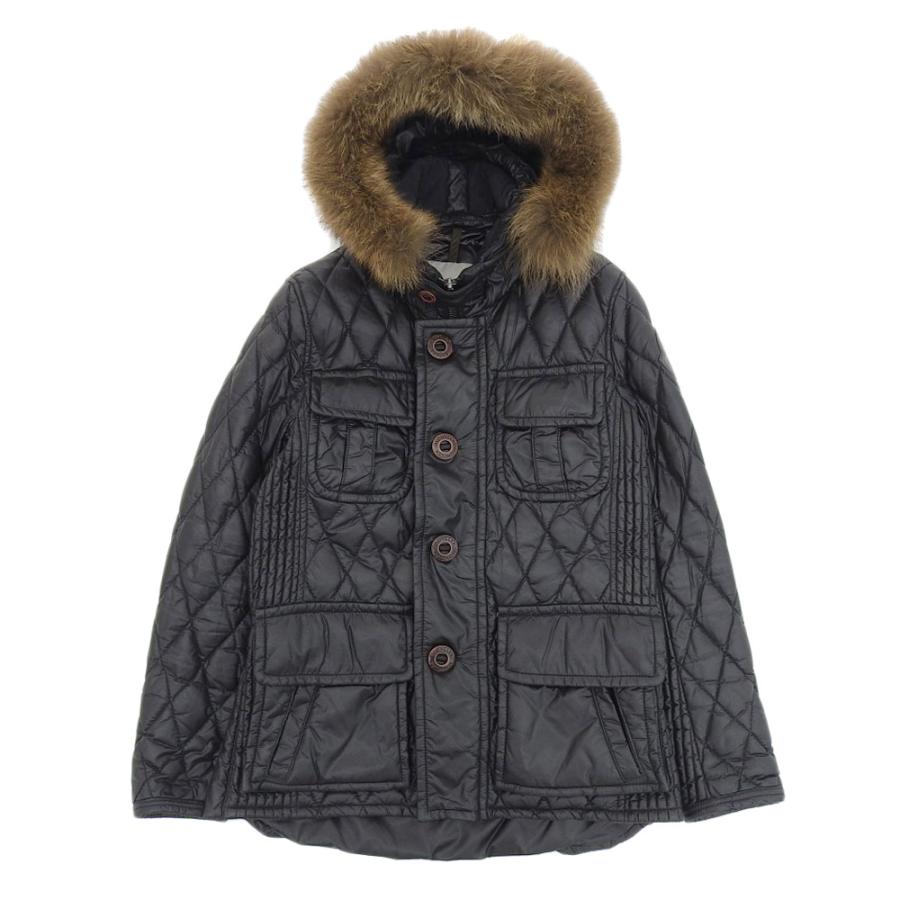 MONCLER（モンクレール） キルティング ファー ダウンジャケット