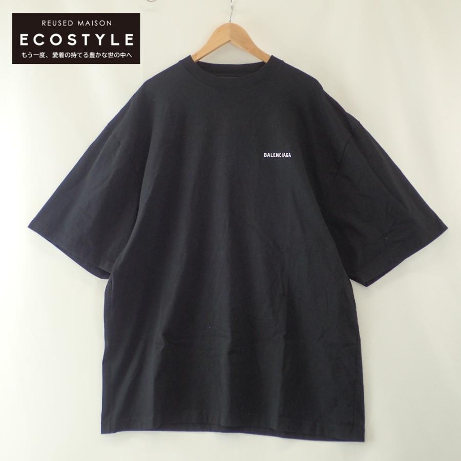 K*i様 【極美品】BALENCIAGA オーバーTシャツ　メンズ Balenciaga Optical black oversized T-shirt | TheDoubleF