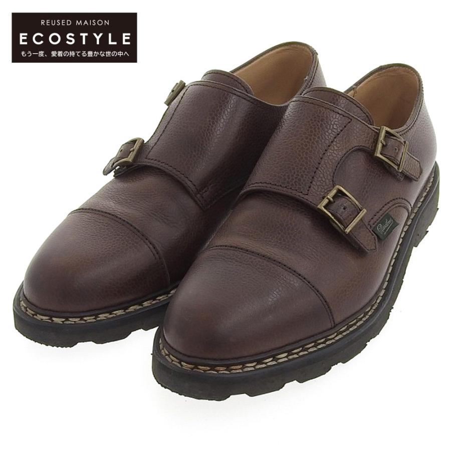 パラブーツ　ブラウン ウィリアム　ダブルモンクストラップ paraboot Paraboot パラブーツ WILLIAM ダブルモンクストラップ シューズ メンズ
