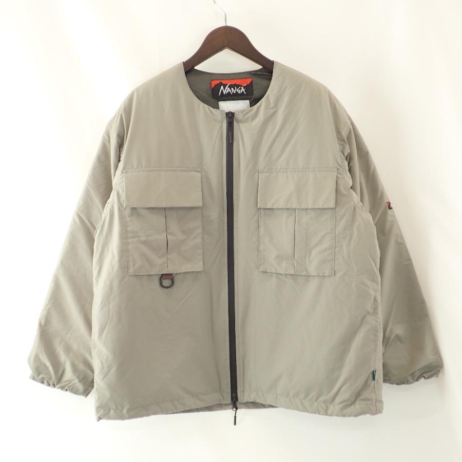 美品/ NANGA ナンガ xFDLT NG-2775901 DOWN BLOUSON ノーカラーダウン