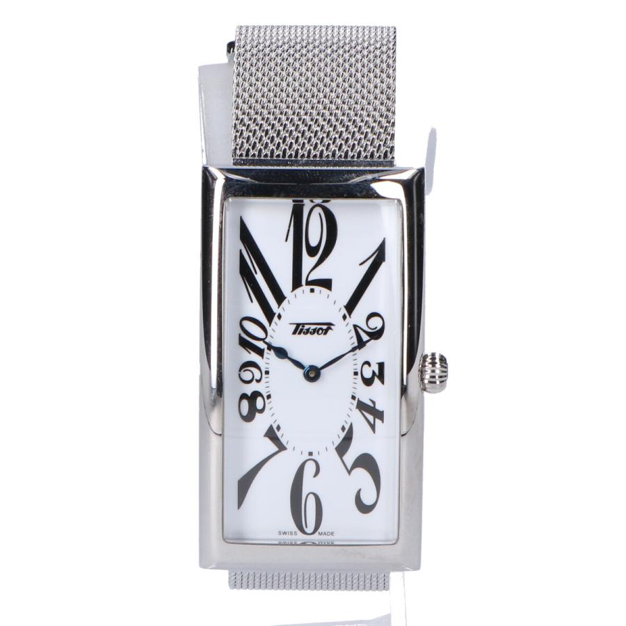 TISSOT 美品/ ティソ T117509A スクエアフェイス バナナウォッチ