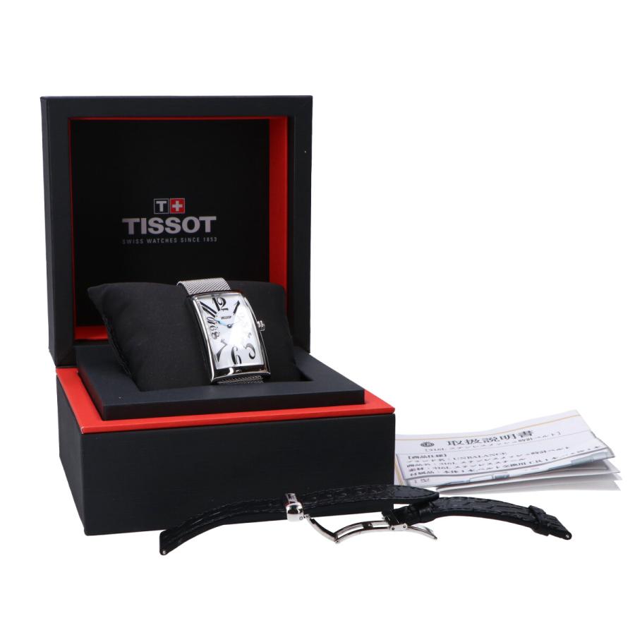 TISSOT（ティソ） 美品/ T117509A スクエアフェイス バナナウォッチ