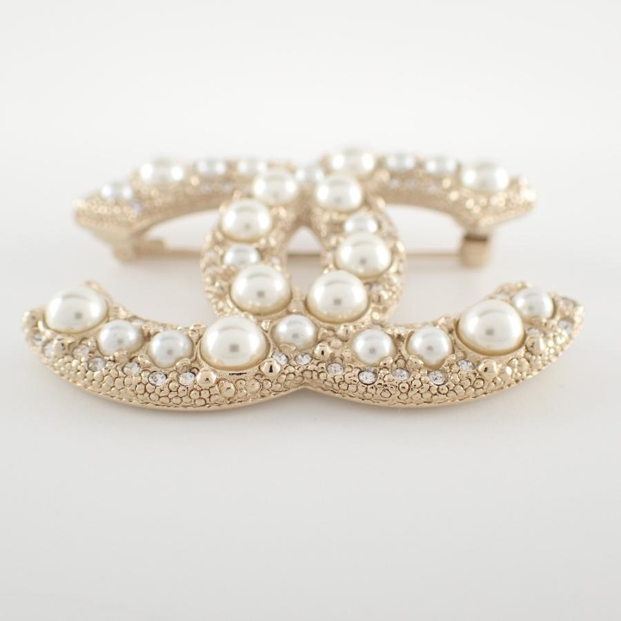 CHANEL（シャネル） 新品同様/ F22V フェイクパールココマーク