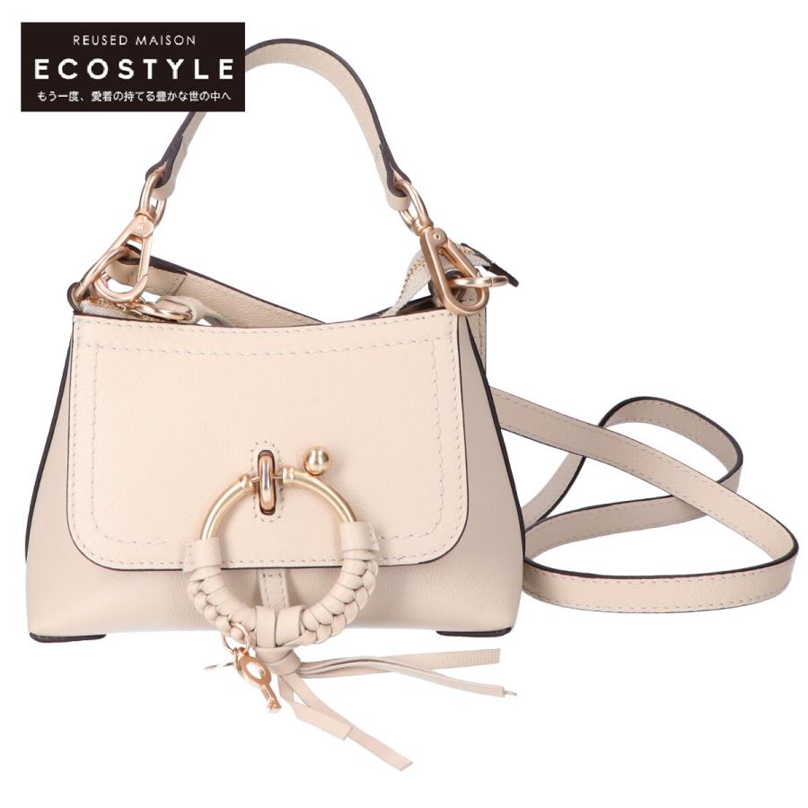 美品 SEE BY CHLOE シーバイクロエ CHS18WS97538824H joanミニクロス 