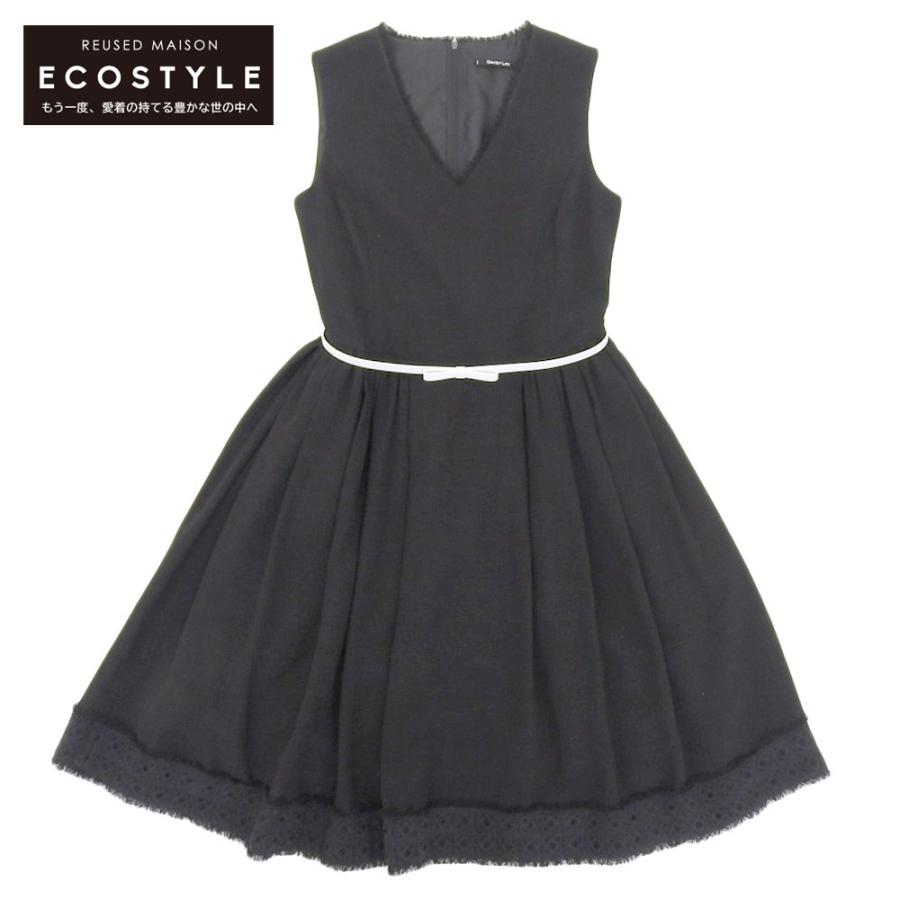 DAISY LIN デイジーリン 06039 ベルト付 ノースリーブ ワンピース 42  