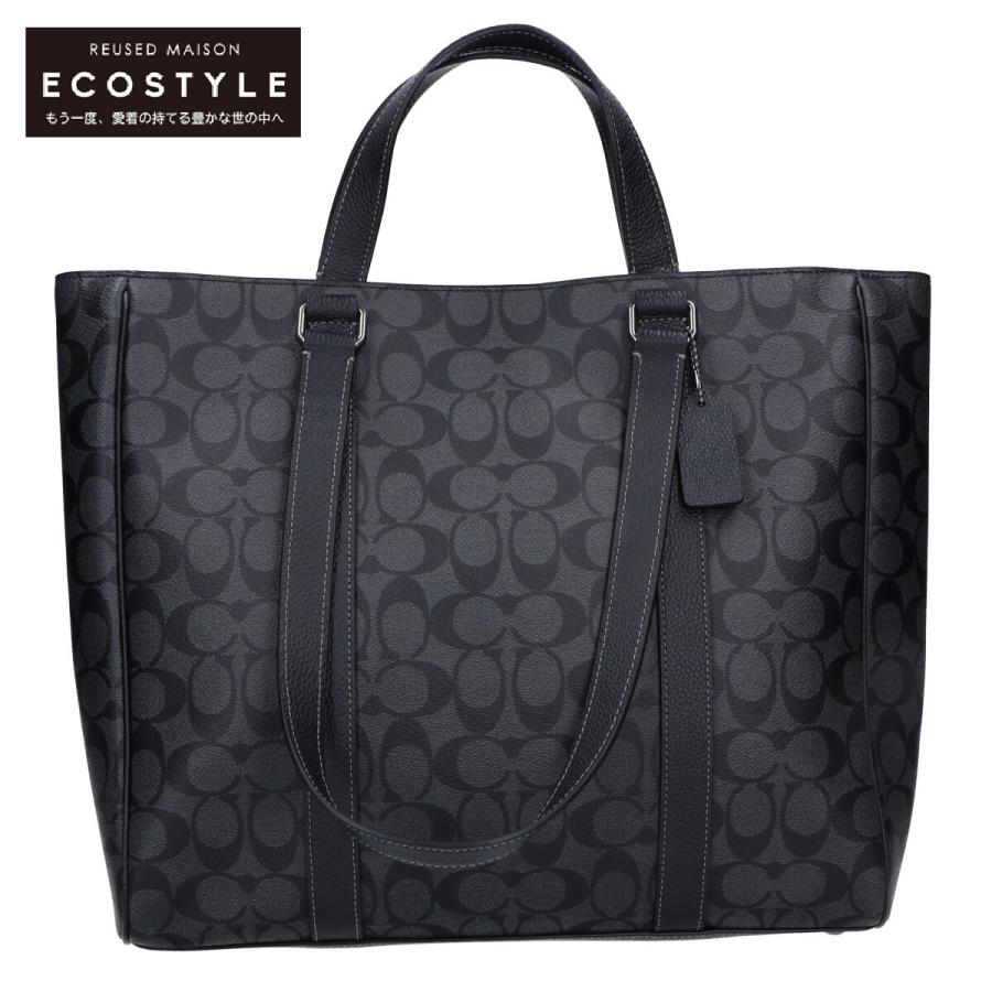 COACH 美品/ コーチ E2222-CB849 ハドソン ダブルハンドル 