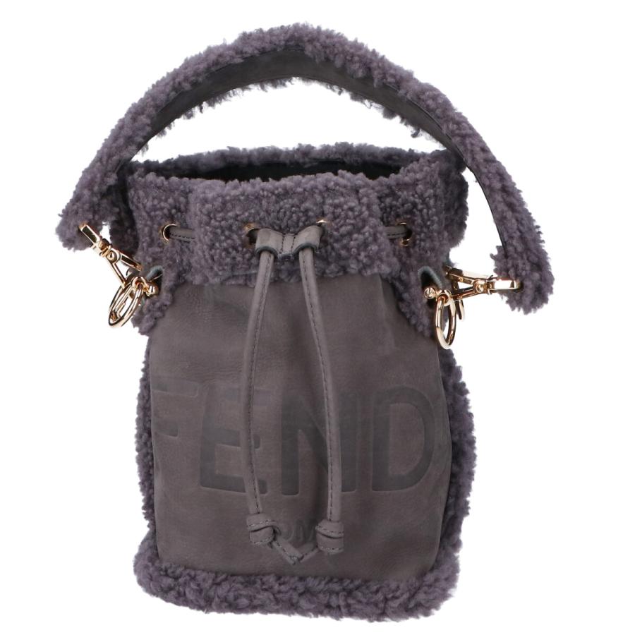 FENDI 新品同様/ フェンディ モン トレゾール グレーヌバック ミニ 