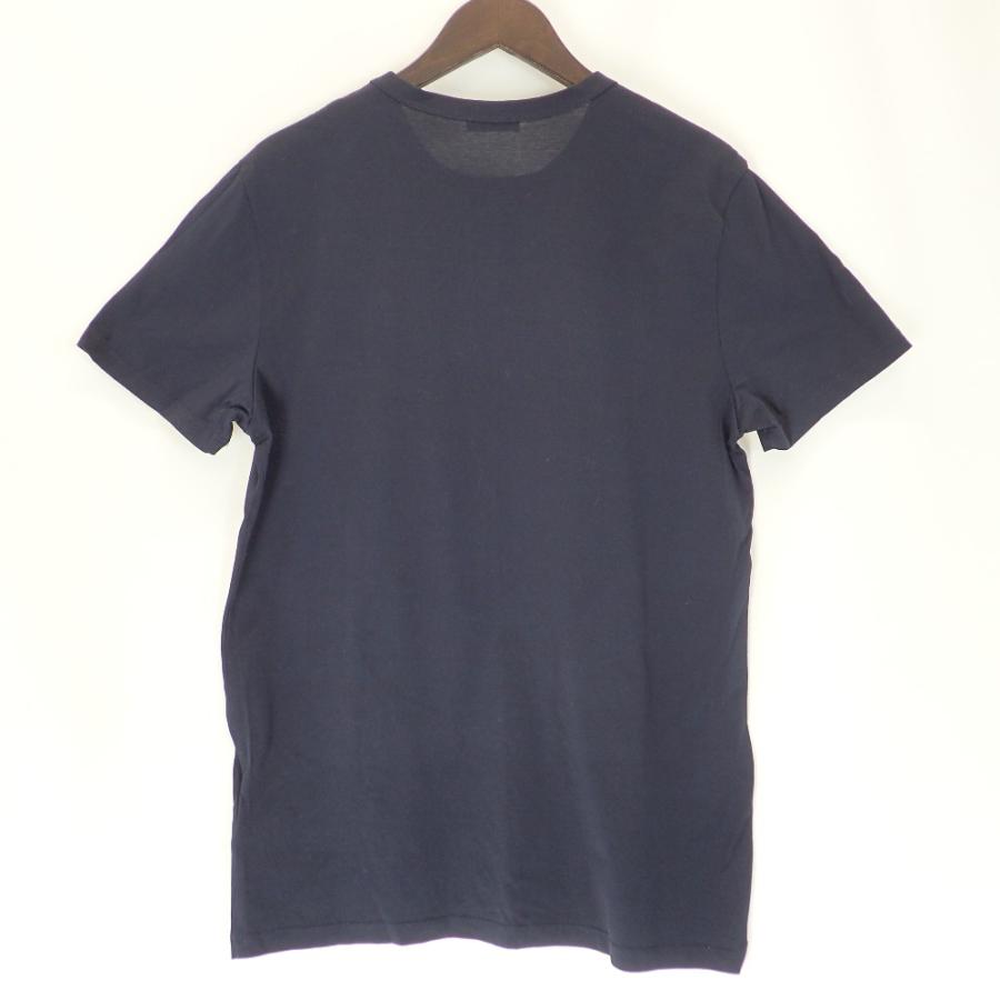 MONCLER モンクレール 19年正規 ネイビー ダブルワッペン Tシャツ L 