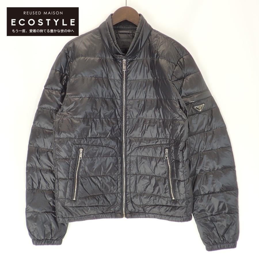 美品・2XL相当　PRADA プラダ　三角ロゴ　ダウンジャケット　ブラック　黒 brand-td-store_00029980