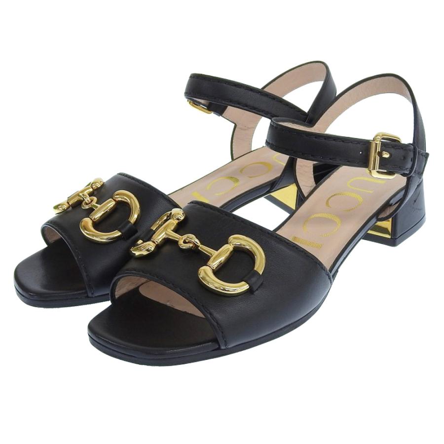GUCCI 未使用 グッチ ホースビット アンクルストラップ サンダル GUCCI 未使用 グッチ ホースビット アンクルストラップ サンダル