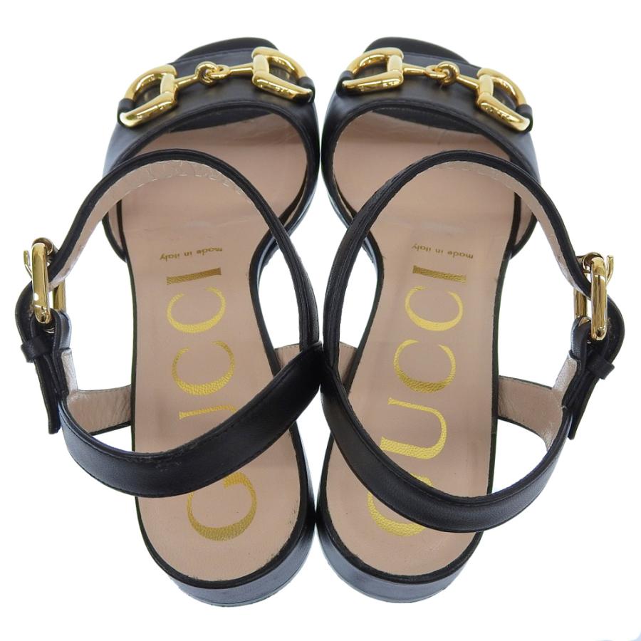 GUCCI 未使用 グッチ ホースビット アンクルストラップ サンダル GUCCI 未使用 グッチ ホースビット アンクルストラップ サンダル