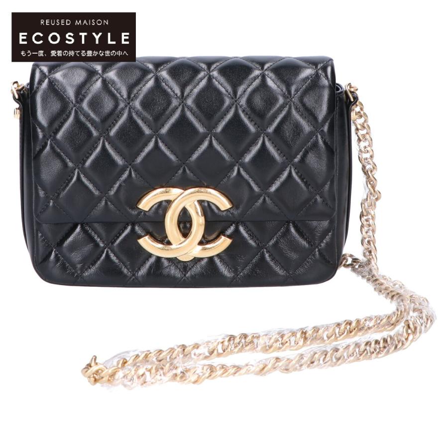 CHANEL 新品同様/ シャネル AS3855 ラムスキン ビックココマーク CHANEL 新品同様/ シャネル AS3855 ラムスキン ビックココマーク