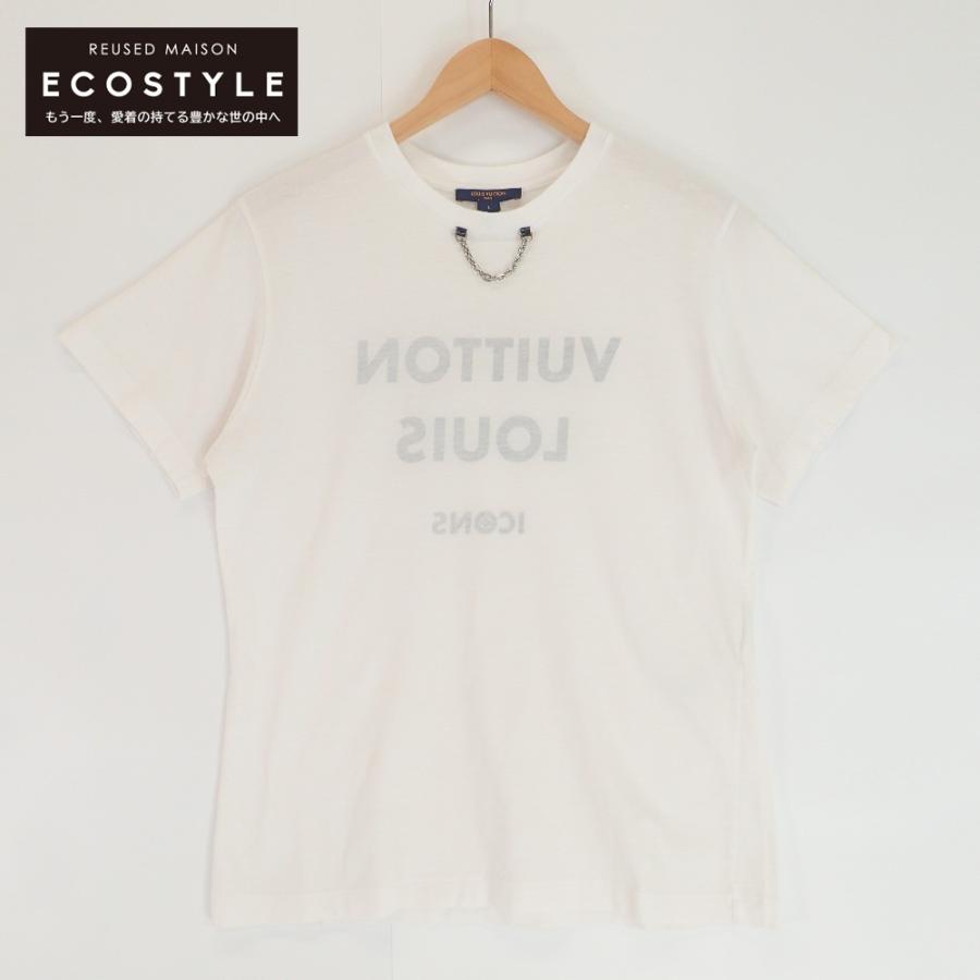 LOUIS VUITTON ルイ ヴィトン 20SS ホワイト 反転ロゴTシャツ L LOUIS VUITTON ルイ ヴィトン 20SS ホワイト 反転ロゴTシャツ L