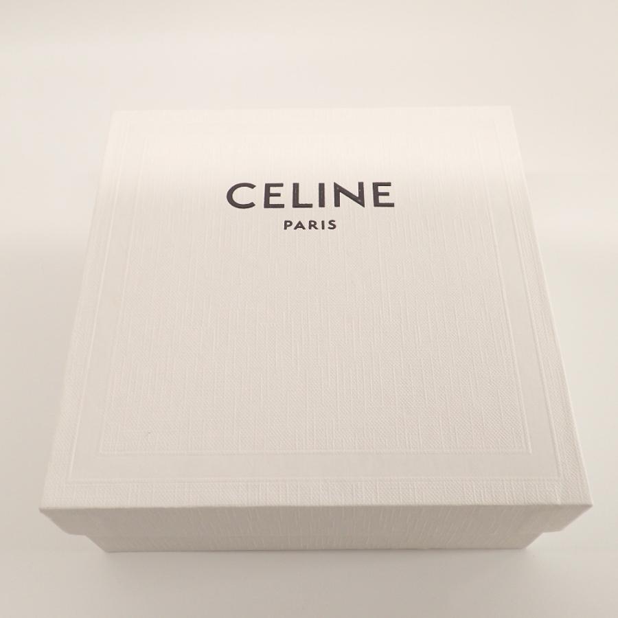 新品同様 CELINE セリーヌ トリオンフ レザーベルト 80 ブラック