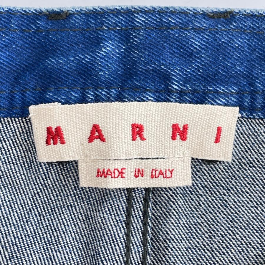 MARNI（マルニ） インディゴ TROUSERS OCEAN ツートーンデニム カーゴ
