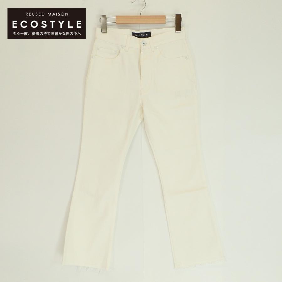 美品/ MADISON BLUE マディソンブルー MB999-3001 HEM CUT SLIM FLARE  