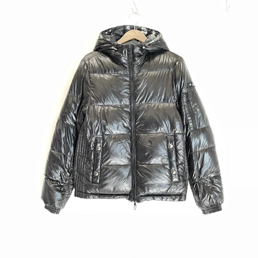 TATRAS タトラス ブラック×ペイズリー柄 20年製 リバーシブル ダウン