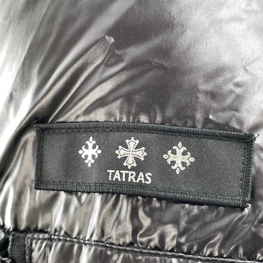 TATRAS タトラス ブラック×ペイズリー柄 20年製 リバーシブル ダウン