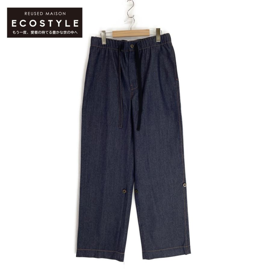 LOEWE（ロエベ） H526Y11X21 デニム ペイント パンツ インディゴブルー