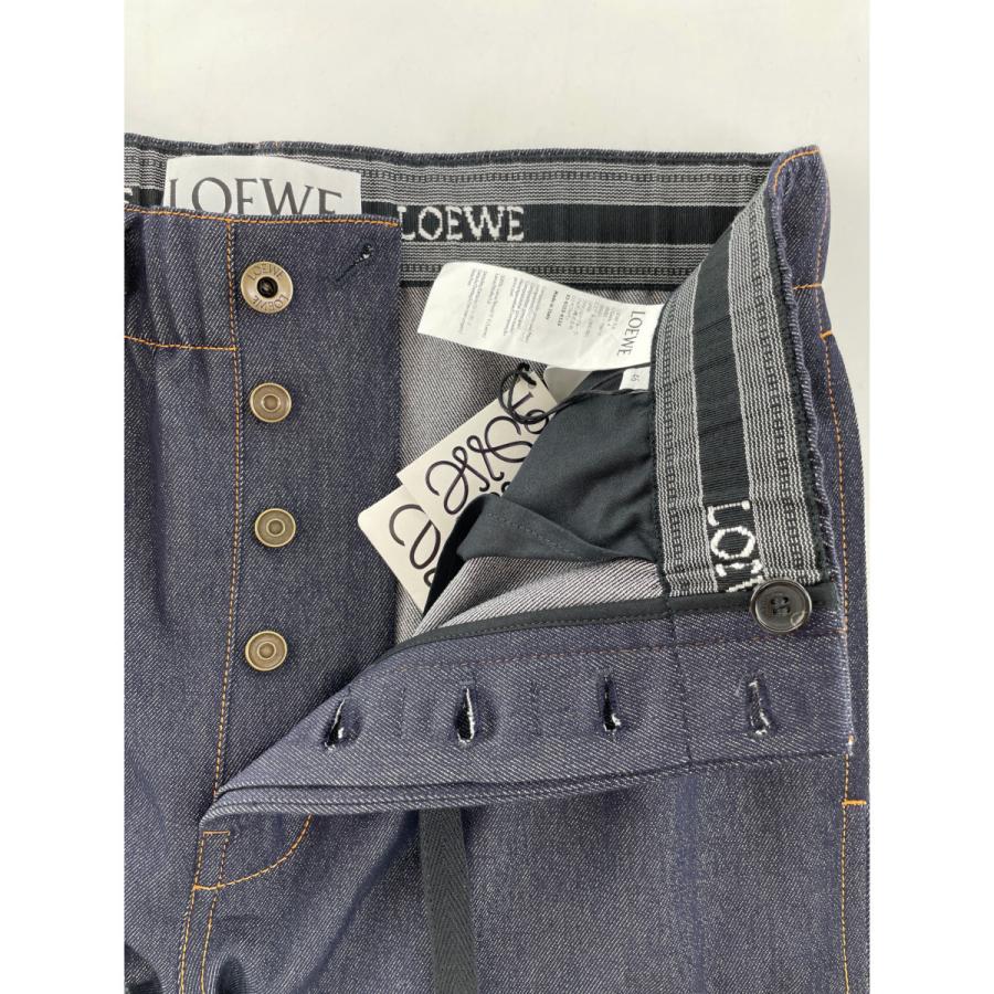 LOEWE（ロエベ） H526Y11X21 デニム ペイント パンツ インディゴブルー