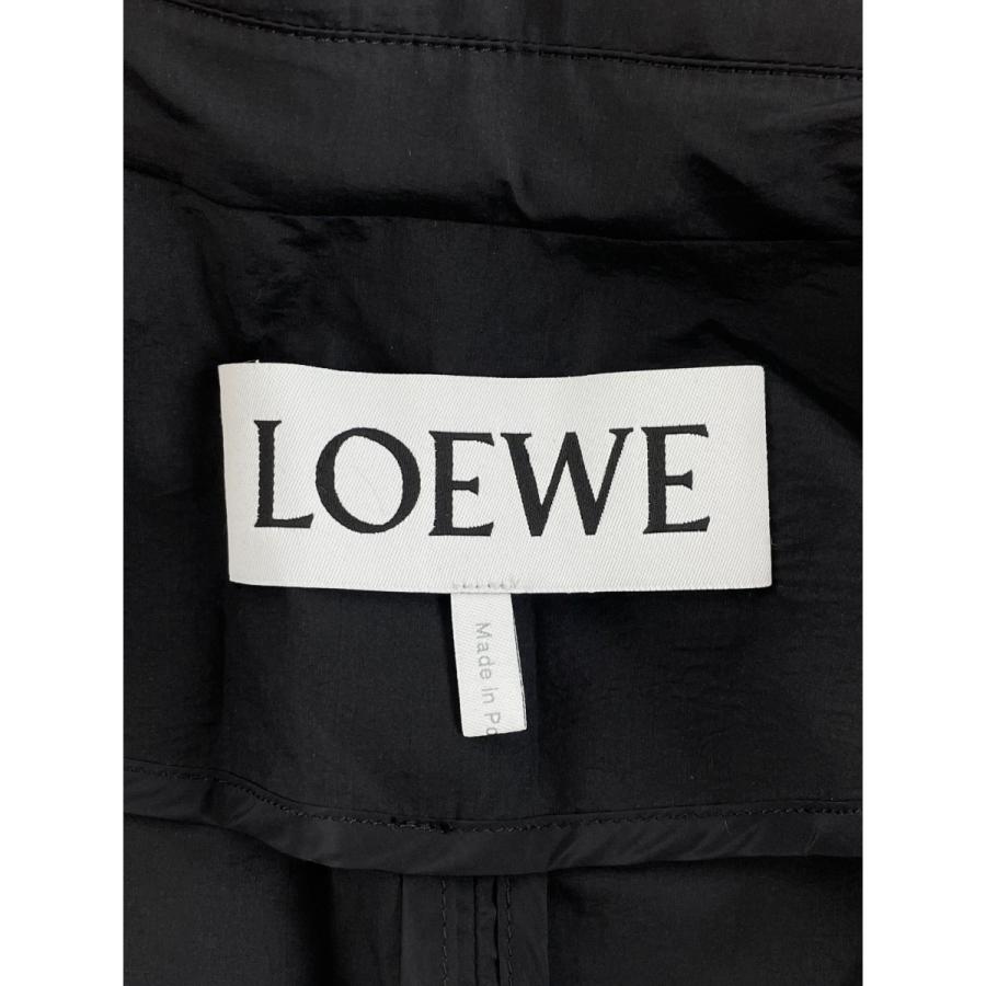 【ほぼ未使用】LOEWE フード付きダブルブレストジャケット ブラック LOEWE（ロエベ） LOEWE 2026春夏メンズ ダブルブレスト ジャケット