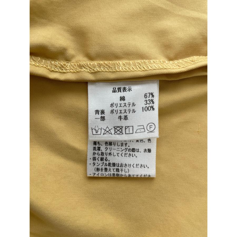 ［美品]PAL'LAS PALACE ノーカラージャケット イエロー Pal'las Palace（パラスパレス） イエロー ノーカラー ジップアップ