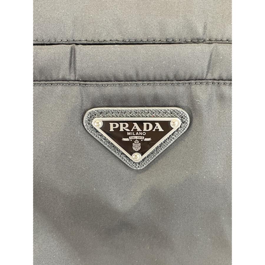 PRADA（プラダ） RE-NYLON 20年 ナイロン切替クルーネック半袖Tシャツ