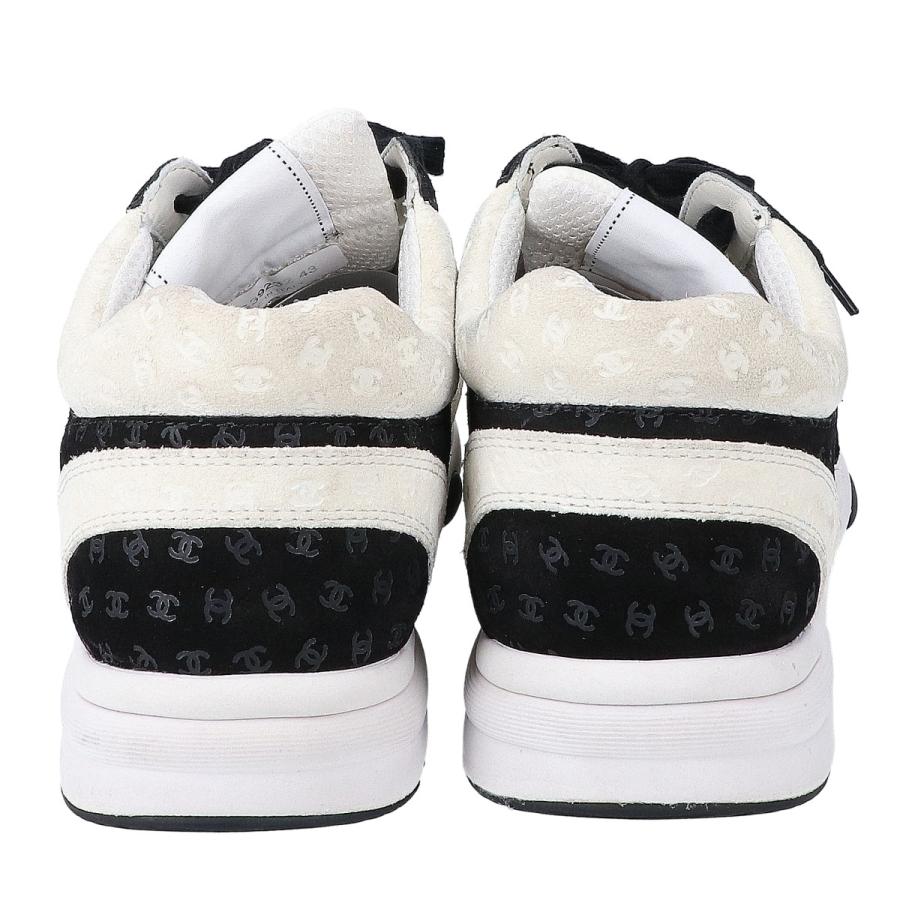 シャネル G39232 ココマークスエード スニーカー/ 43 メンズ CHANEL 美品 シャネル ココマーク スエード スニーカー メンズ 黒 43
