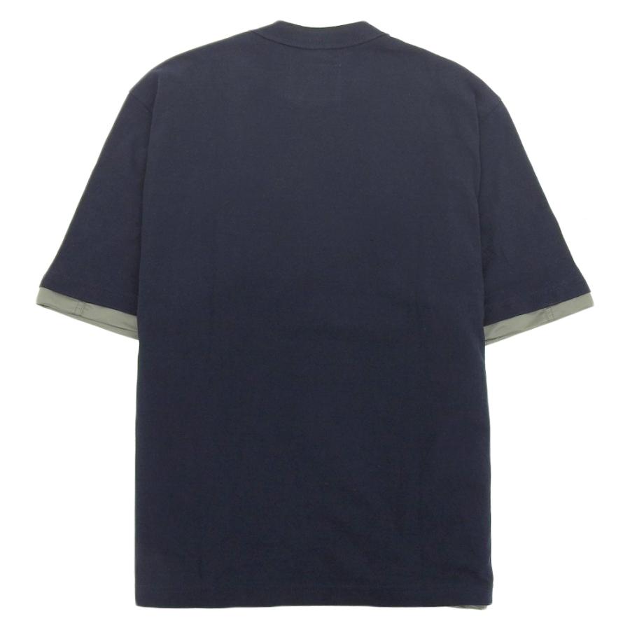 sacai 未使用 サカイ ナイロンツイルミックス Tシャツ メンズ sacai 未使用 サカイ ナイロンツイルミックス Tシャツ メンズ