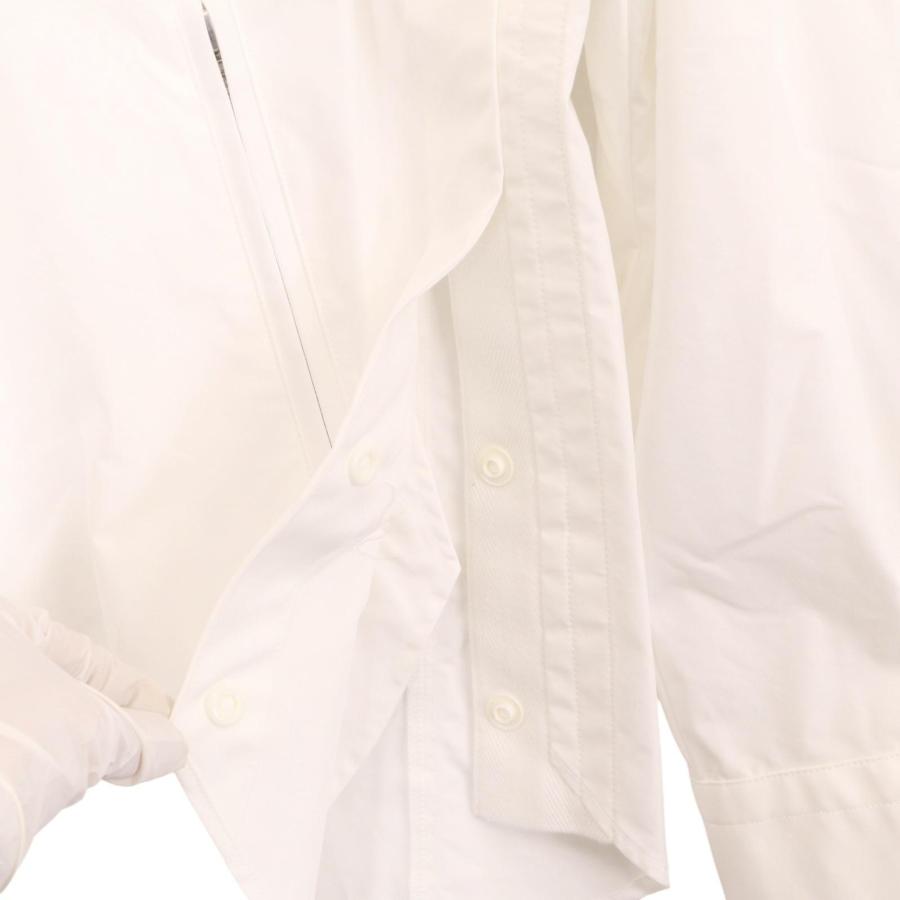 サカイ 22-02724M ホワイト コットン ウェザー シャツ 1 sacai（サカイ） 22-02724M ホワイト コットン ウェザー シャツ