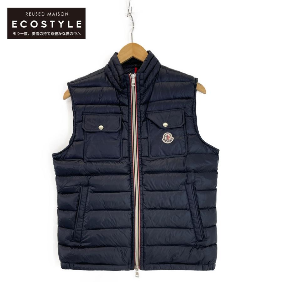 極美品モンクレールBALMAT ダウンベストネイビーサイズ1 国内正規品