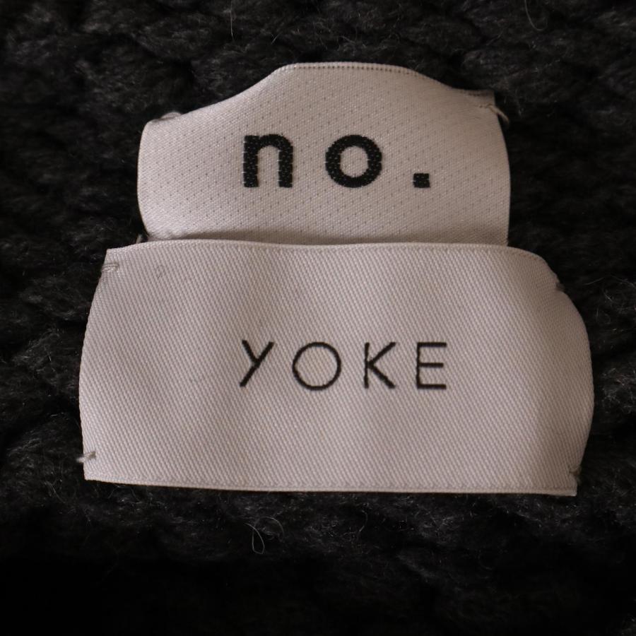YORK ヨーク 18FW 18-FW-KN-01 ウール ケーブルニット グレー F 