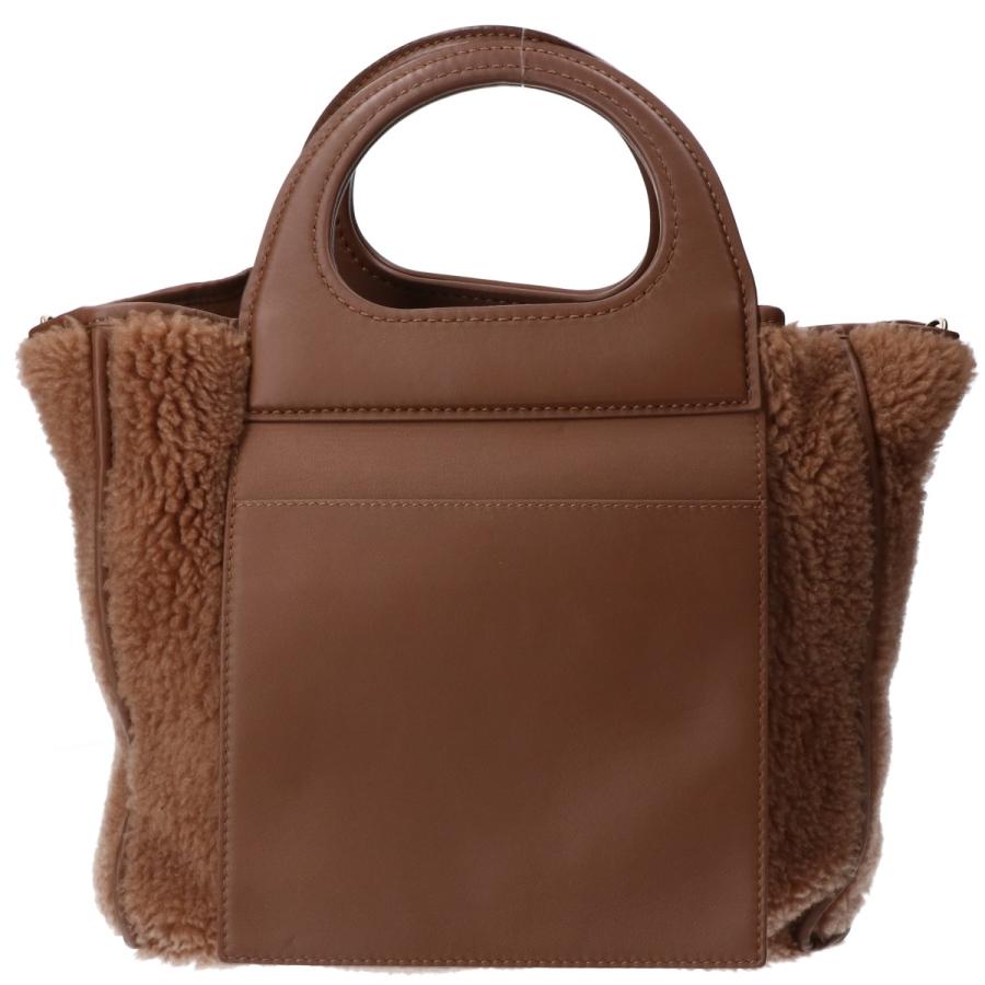 Max Mara マックスマーラ テディベア リバーシブル 2WAY トートバッグ 