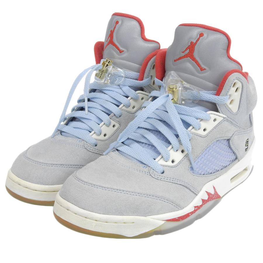 【限定品】Air Jordan 5 NIKE 26cm 箱無し NIKE ナイキ × THE TROPHY ROOM AIR JORDAN 5 JSP PACK ICE BLUE