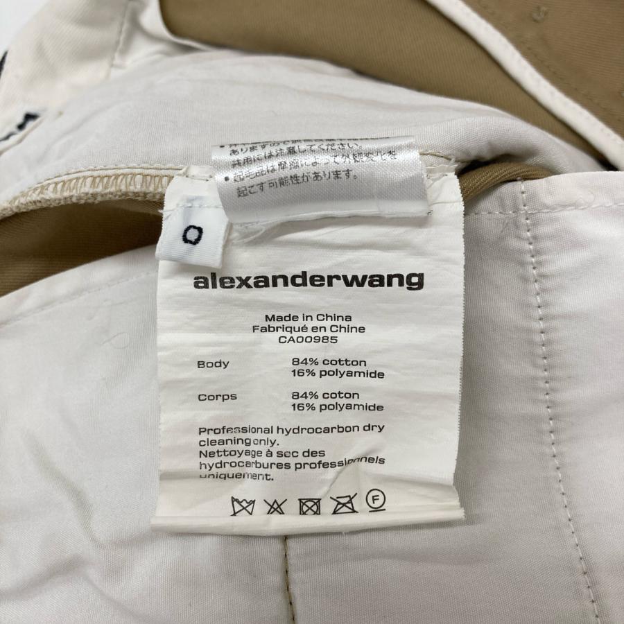 ALEXANDER WANG アレキサンダーワン ベージュ ロゴ パンツ O ボトムス