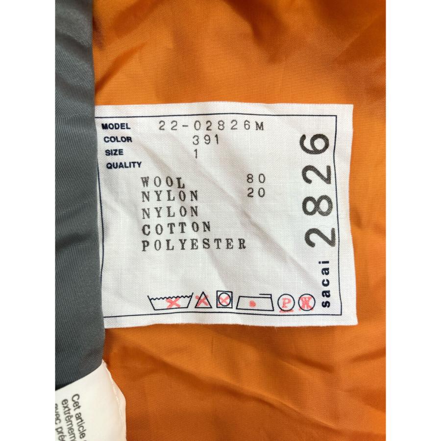 sacai サカイ 22AW 22ー02826M ニット切り替えジップアップ sacai サカイ 22AW 22ー02826M ニット切り替えジップアップ