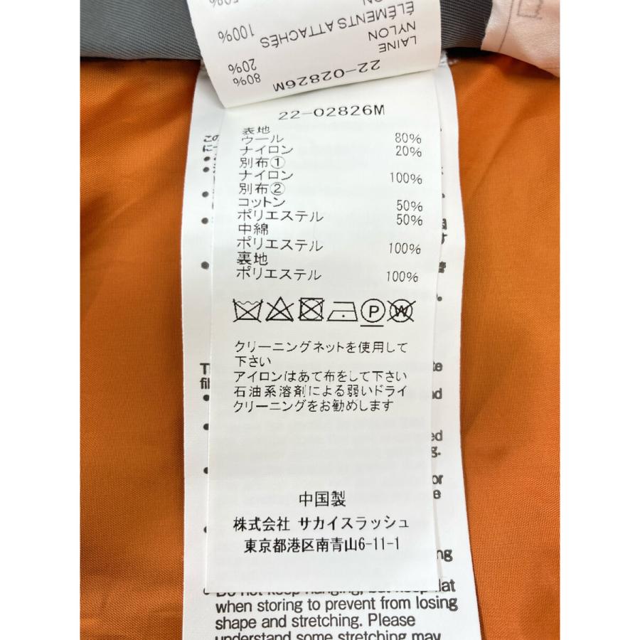 sacai サカイ 22AW 22ー02826M ニット切り替えジップアップ sacai サカイ 22AW 22ー02826M ニット切り替えジップアップ