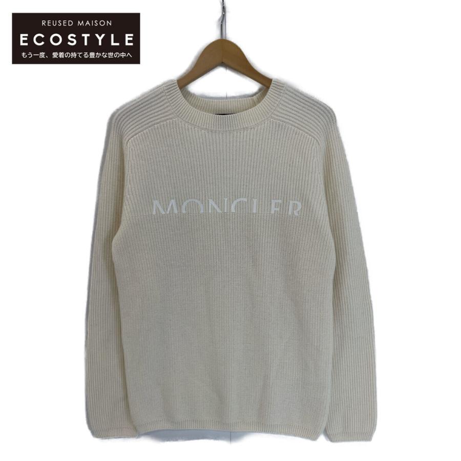 MONCLER モンクレール 20年製 GIROCOLLO アイボリー 長袖ニット  