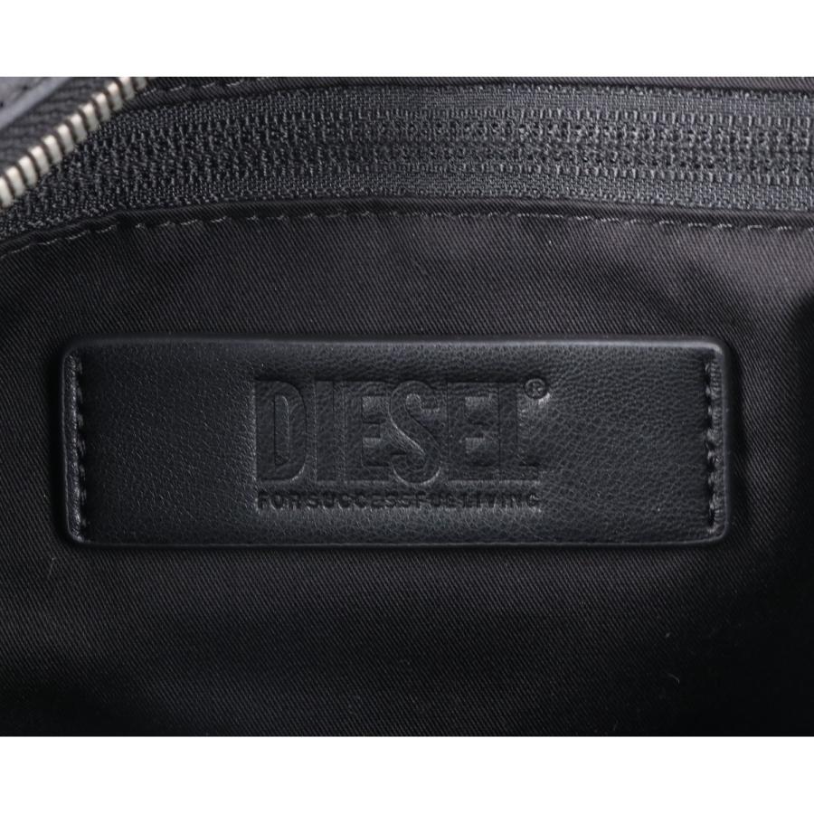 新品/  DIESEL ディーゼル X08373P4450 BLAZE JOHN ウォッシュド ワックスレザー ベルトバッグ/ ショルダーバッグ ブラック メンズ｜wine-king｜08