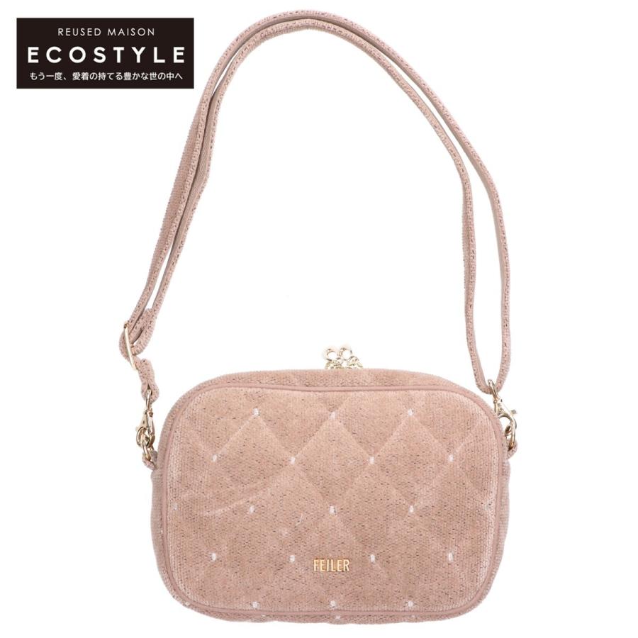 美品 FEILER フェイラー ユニ キルティング ショルダーバッグ 美品 FEILER フェイラー ユニ キルティング ショルダーバッグ