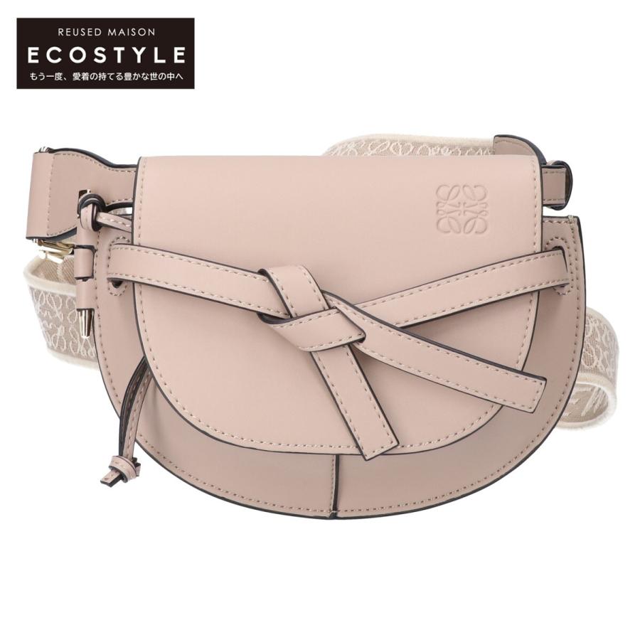 美品/ LOEWE ロエベ A650N46X13 ゲートデュアルバッグ ミニ ショルダー 