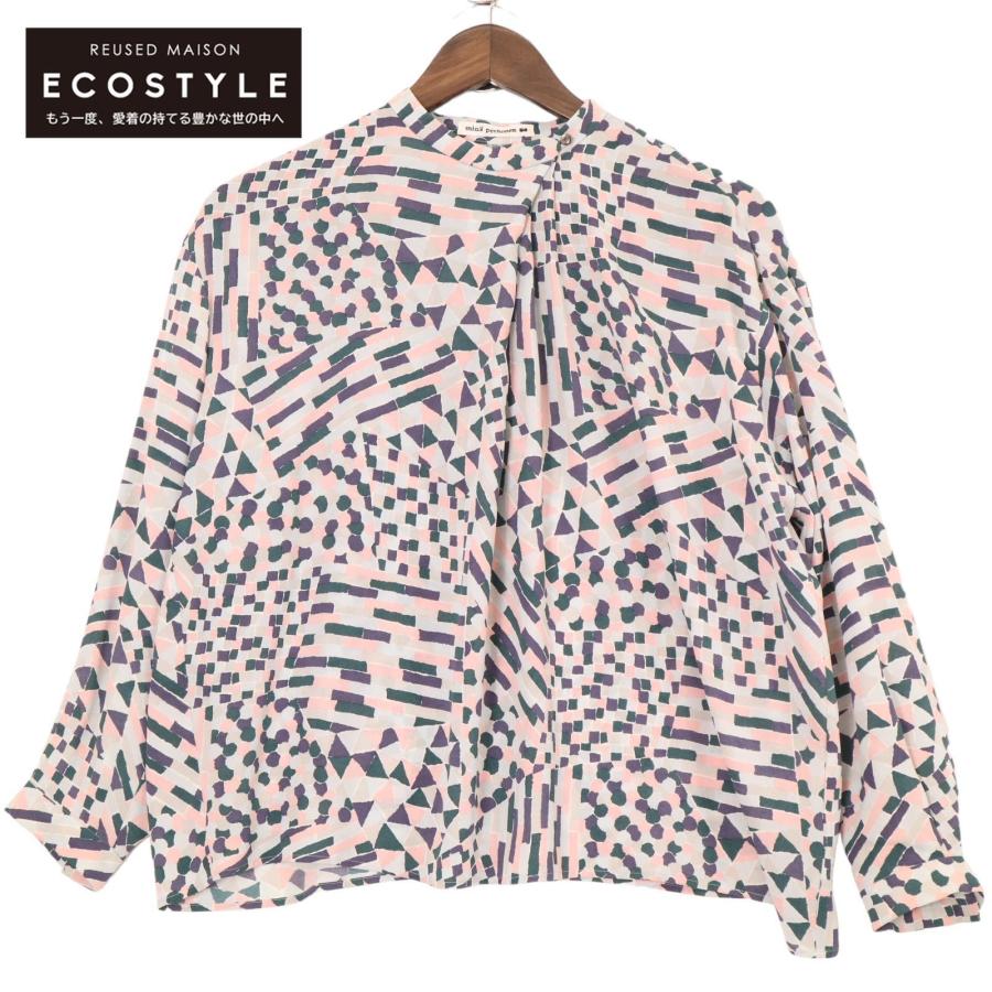 ミナペルホネン　light collage ブラウス　新品　36 mina ミナペルホネンlight collage ブラウス新品36 mina